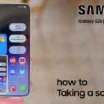 take screenshot on samsung s26