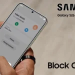 block contact on galaxy s26