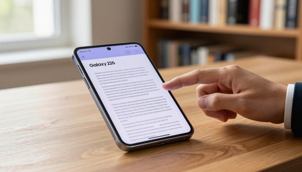 open PDF on Galaxy S26